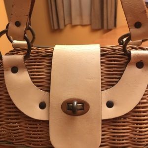 Vintage wicker bag